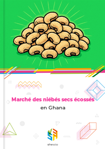 Marché des niébés secs écossés en Ghana
