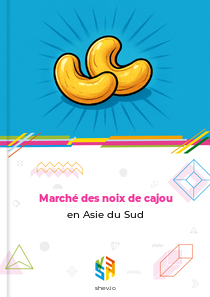 Marché des noix de cajou en Asie du Sud