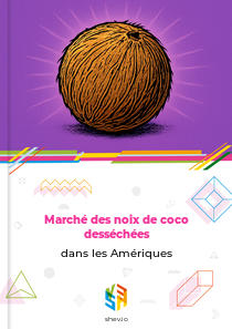 Marché des noix de coco desséchées dans les Amériques