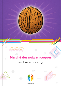 Marché des noix en coques au Luxembourg
