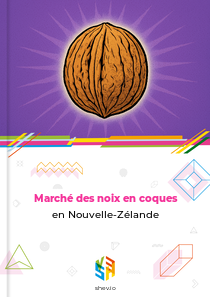 Marché des noix en coques en Nouvelle-Zélande