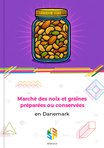 Marché des noix et graines préparées ou conservées en Danemark