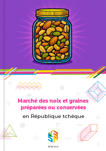 Marché des noix et graines préparées ou conservées en République tchèque
