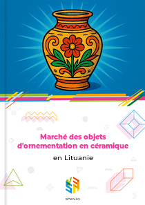 Marché des objets d'ornementation en céramique en Lituanie