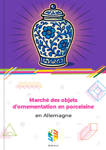 Marché des objets d'ornementation en porcelaine en Allemagne