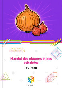 Marché des oignons et des échalotes au Mali