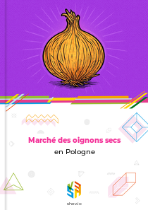 Marché des oignons secs en Pologne