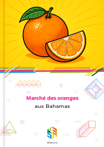 Marché des oranges aux Bahamas