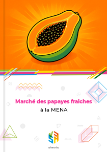 Marché des papayes fraîches à la MENA