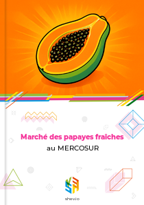 Marché des papayes fraîches au MERCOSUR