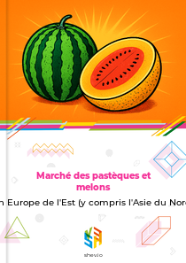 Marché des pastèques et melons en Europe de l'Est (y compris l'Asie du Nord)