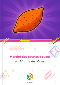 Marché des patates douces en Afrique de l'Ouest