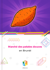 Marché des patates douces en Brunéi