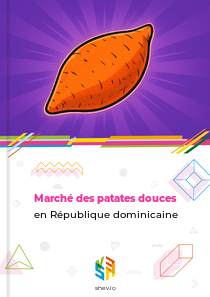 Marché des patates douces en République dominicaine