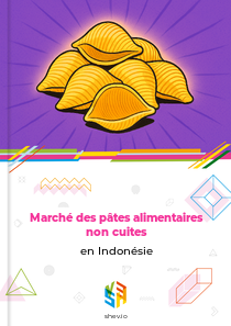 Marché des pâtes alimentaires non cuites en Indonésie