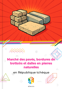 Marché des pavés, bordures de trottoirs et dalles en pierres naturelles en République tchèque