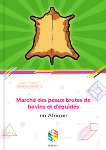 Marché des peaux brutes de bovins et d'équidés en Afrique