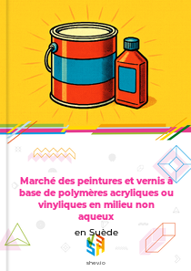 Marché des peintures et vernis à base de polymères acryliques ou vinyliques en milieu non aqueux en Suède