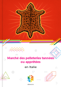 Marché des pelleteries tannées ou apprêtées en Italie