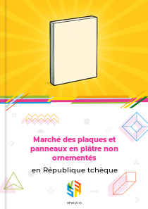 Marché des plaques et panneaux en plâtre non ornementés en République tchèque