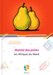 Marché des poires en Afrique du Nord