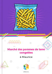 Marché des pommes de terre congelées à Maurice