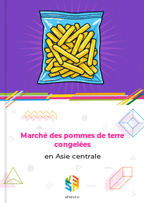 Marché des pommes de terre congelées en Asie centrale