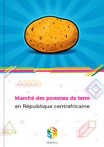 Marché des pommes de terre en République centrafricaine