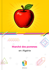 Marché des pommes en Algérie
