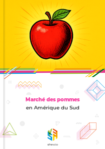 Marché des pommes en Amérique du Sud
