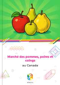 Marché des pommes, poires et coings au Canada