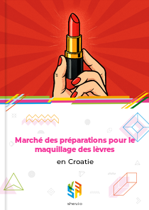 Marché des préparations pour le maquillage des lèvres en Croatie