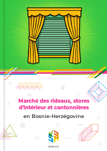 Marché des rideaux, stores d'intérieur et cantonnières en Bosnie-Herzégovine