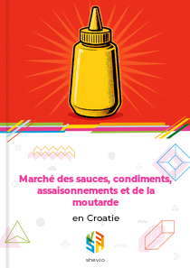 Marché des sauces, condiments, assaisonnements et de la moutarde en Croatie