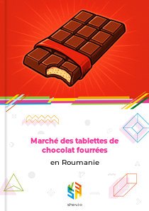 Marché des tablettes de chocolat fourrées en Roumanie