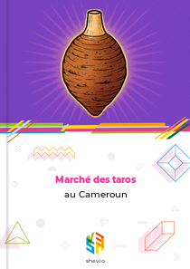 Marché des taros au Cameroun