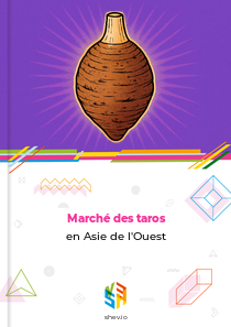 Marché des taros en Asie de l'Ouest