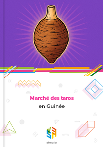 Marché des taros en Guinée