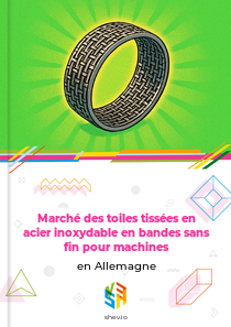 Marché des toiles tissées en acier inoxydable en bandes sans fin pour machines en Allemagne