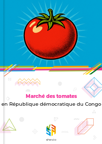 Marché des tomates en République démocratique du Congo