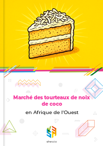 Marché des tourteaux de noix de coco en Afrique de l'Ouest