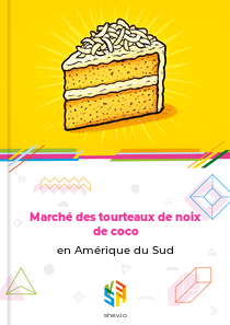 Marché des tourteaux de noix de coco en Amérique du Sud