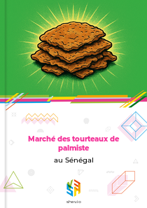 Marché des tourteaux de palmiste au Sénégal