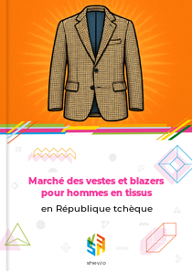 Marché des vestes et blazers pour hommes en tissus en République tchèque
