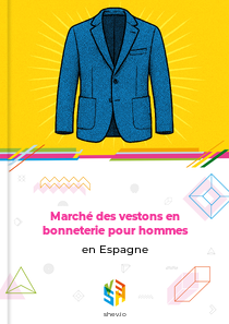 Marché des vestons en bonneterie pour hommes en Espagne