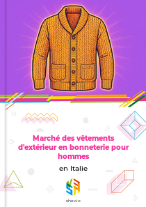Marché des vêtements d'extérieur en bonneterie pour hommes en Italie