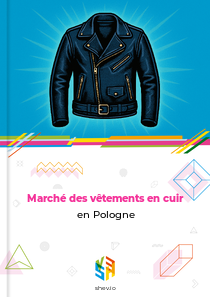 Marché des vêtements en cuir en Pologne