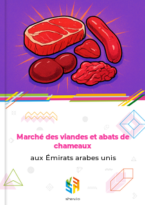 Marché des viandes et abats de chameaux aux Émirats arabes unis