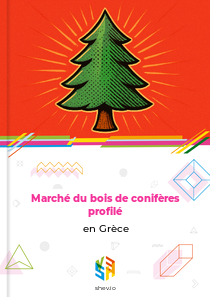 Marché du bois de conifères profilé en Grèce
