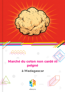 Marché du coton non cardé ni peigné à Madagascar